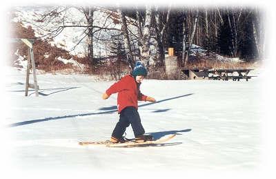 Snowshoeing and cross country skiing trails are plentiful - snowshoe trail right out the door